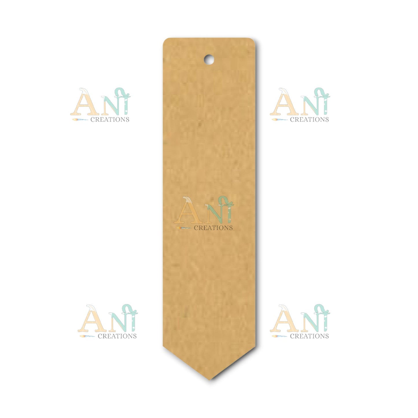 MDF Plain Bookmark 12