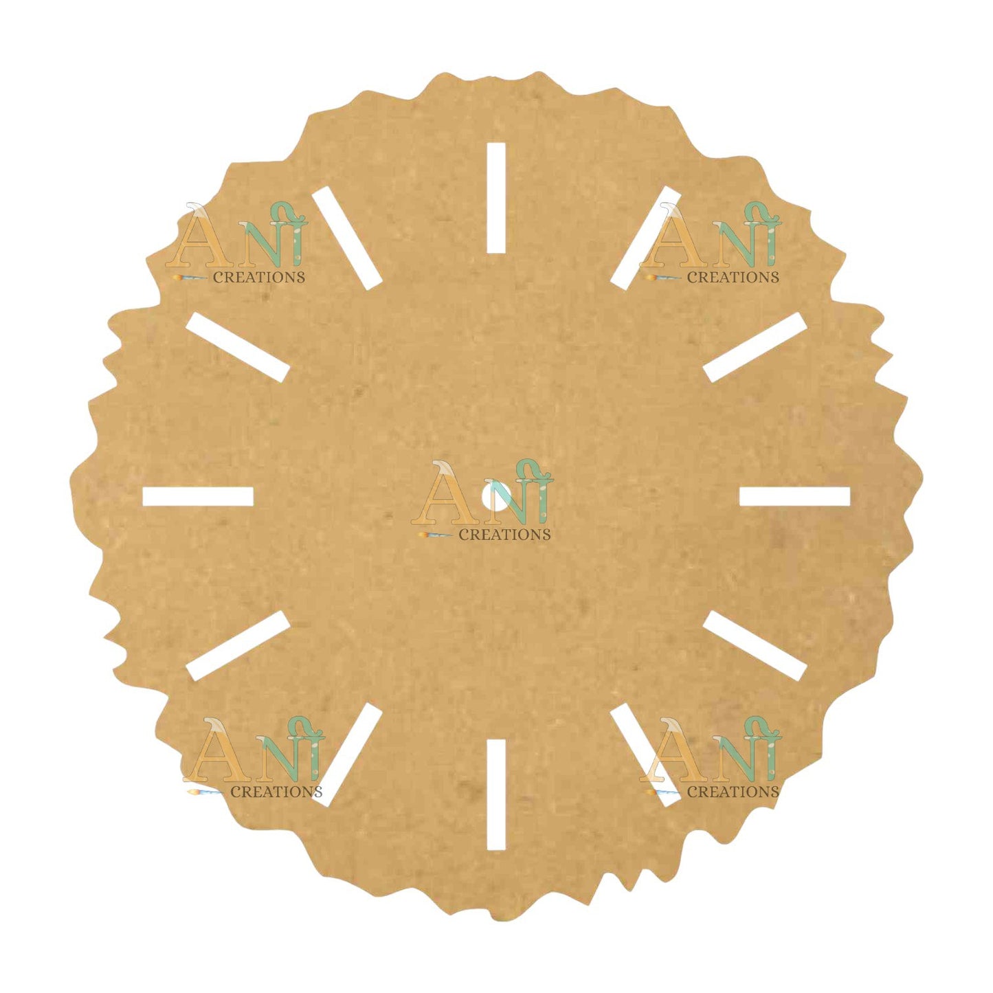 MDF clock cutout 3