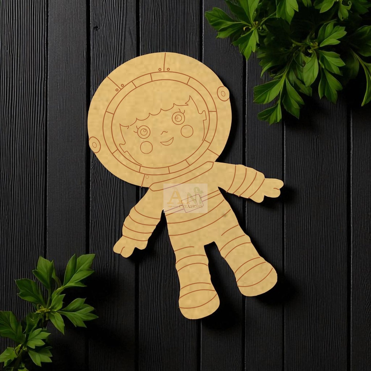 Astronaut 01 MDF Cutout
