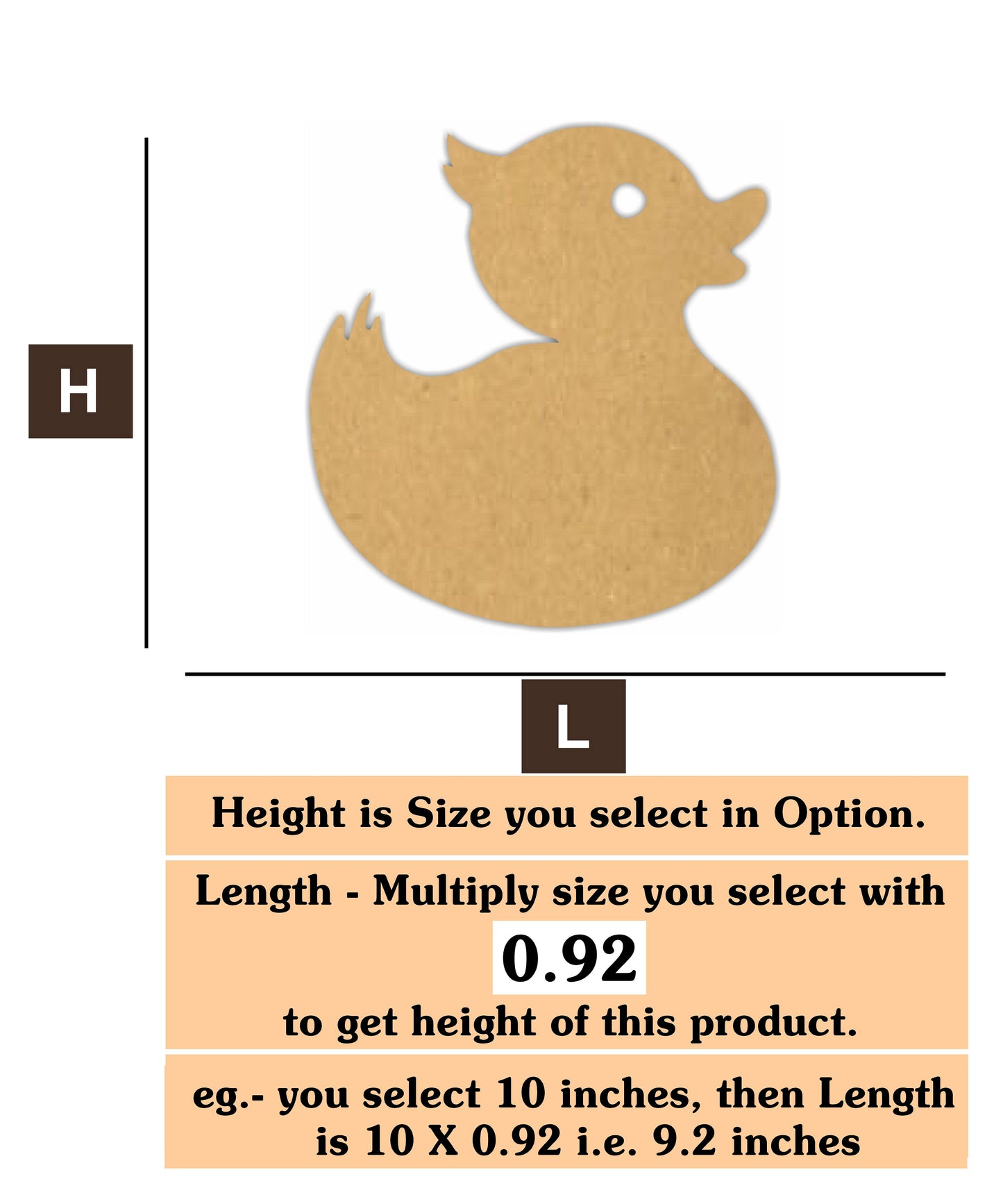 Baby Toy 5  MDF Cutout