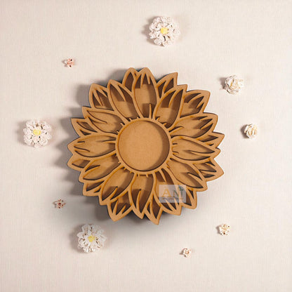 MDF Suryamukhi T-Light Holder