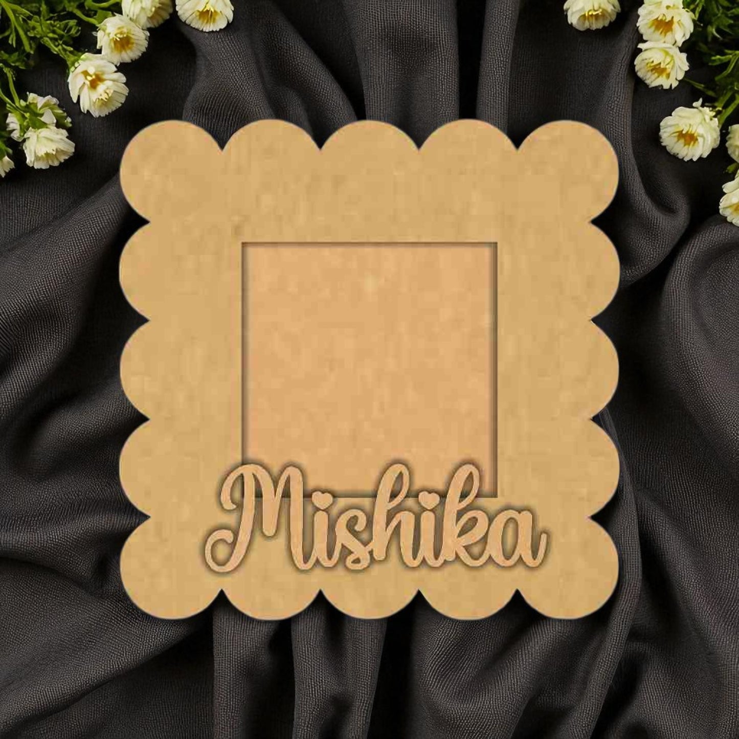 Kids name Photo Frame 2  MDF Cutout