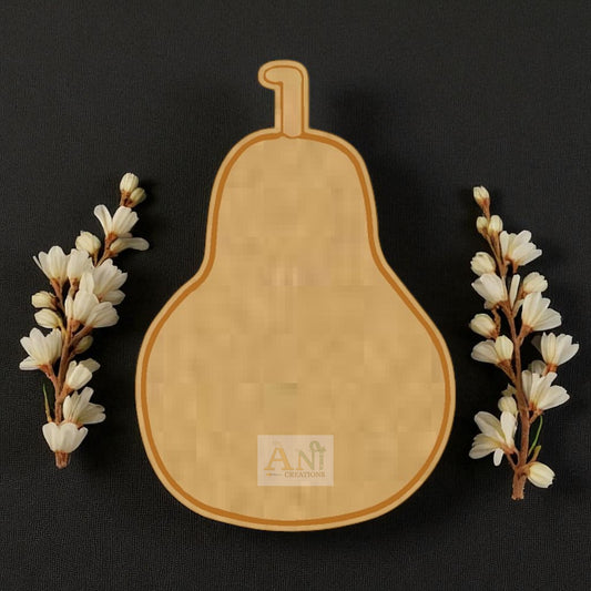 Pear 4 MDF Cutout