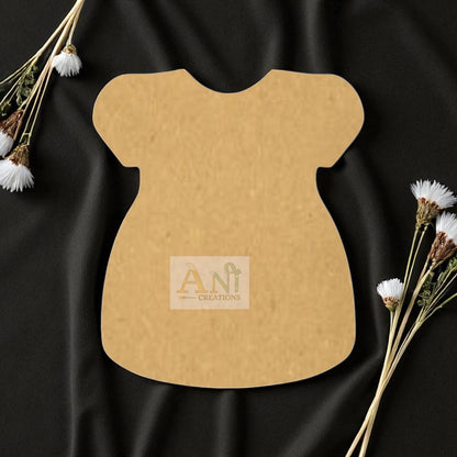 Baby Frock dress 2 MDF Cutout