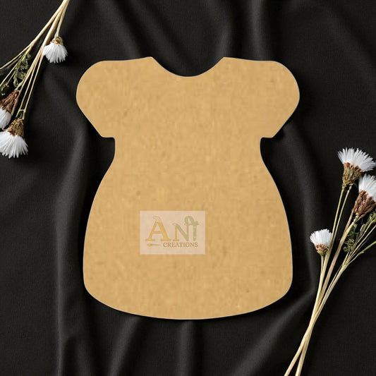 Baby Frock dress 2 MDF Cutout