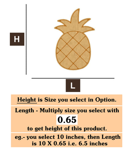 Pineapple 2 MDF Cutout