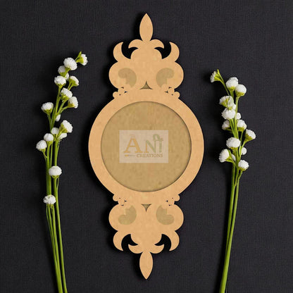 MDF Motif Floral T-Light Holder