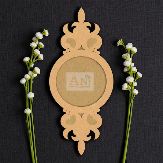 MDF Motif Floral T-Light Holder