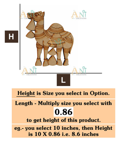 Camel 1 MDF Cutout