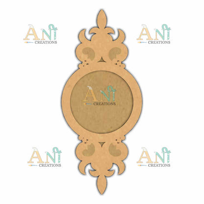 MDF Motif Floral T-Light Holder