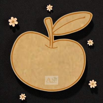 Apple MDF cutout 1