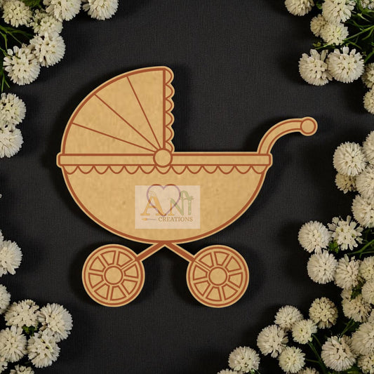 Baby Cradle 1 MDF Cutout