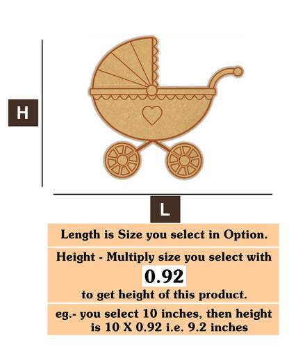 Baby Cradle 1 MDF Cutout