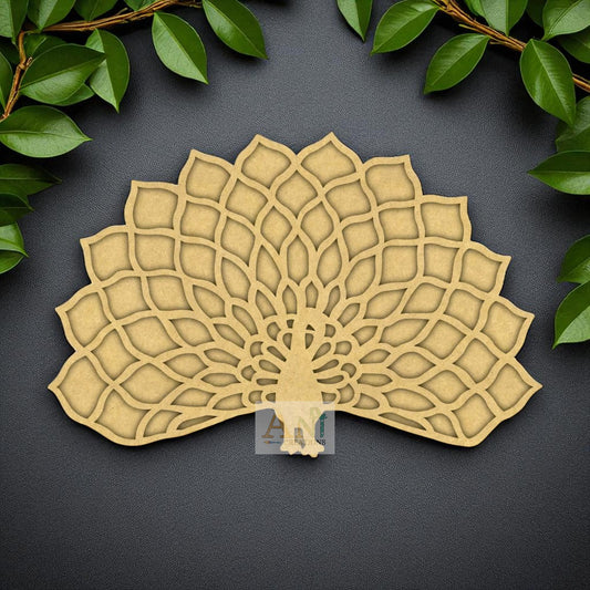 MDF Double Layer Rangoli Base 1