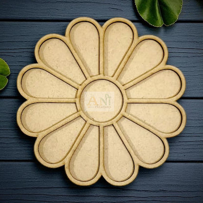 MDF Double Layer Rangoli Base 31