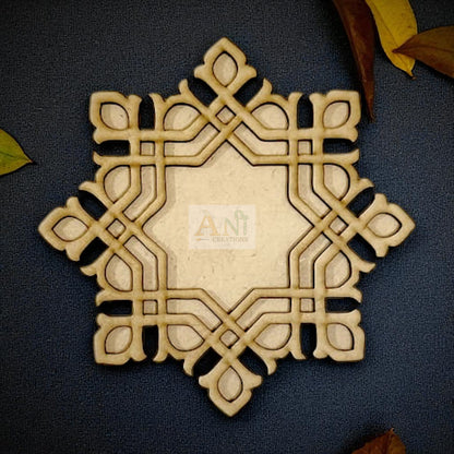 MDF Double Layer Rangoli Base 41