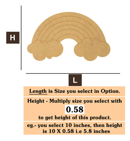 Rainbow 01 MDF Cutout