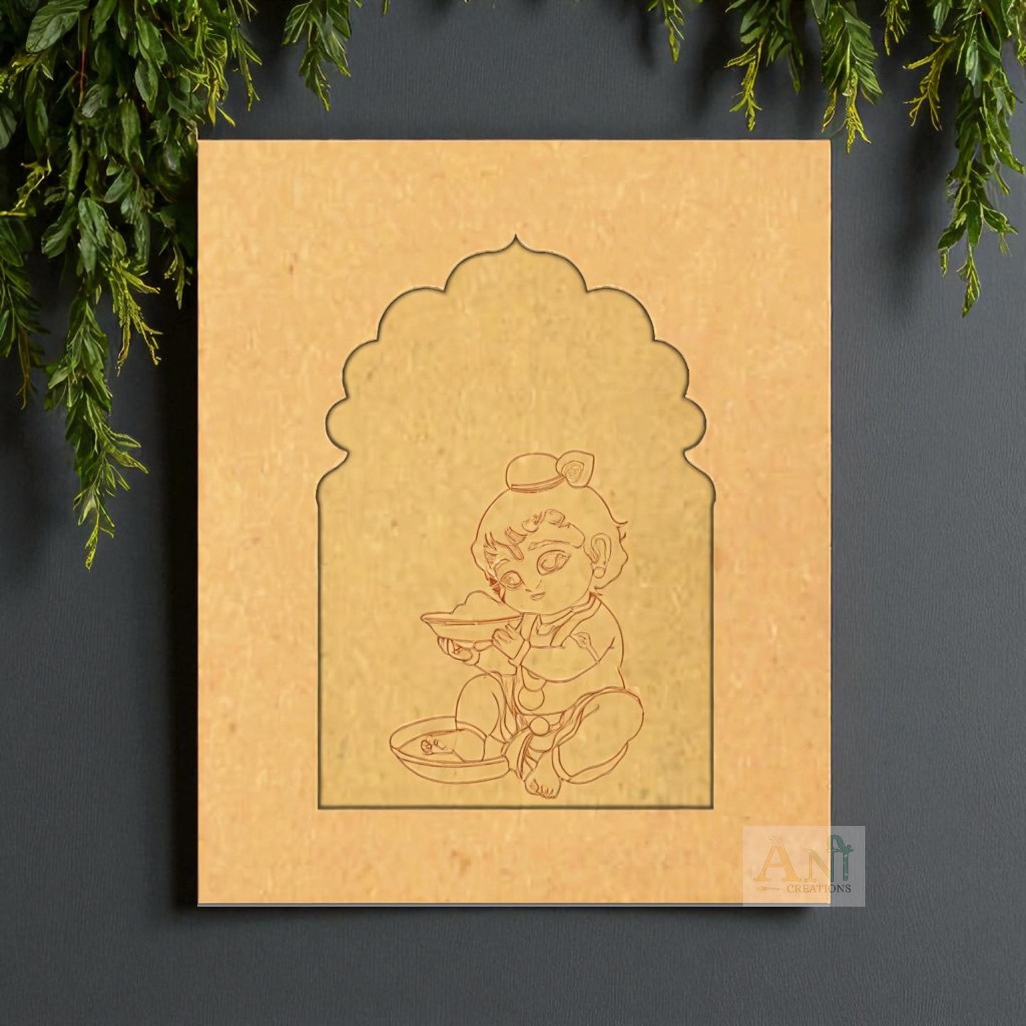 Jharokha premarked Bal krishna MDF