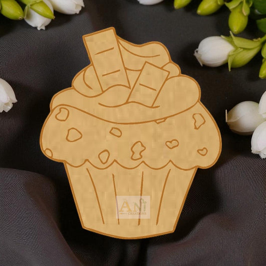 Cupcake  2 MDF Cutout