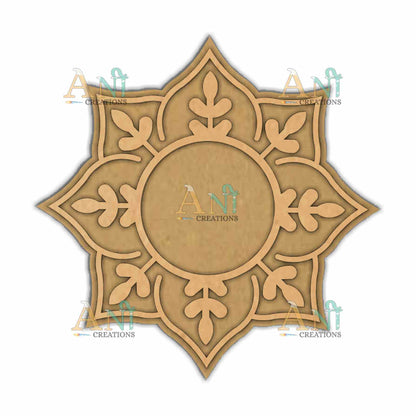 MDF Floral cutwork T-Light  Holder