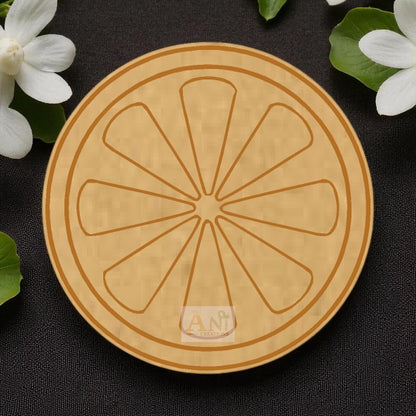 Orange slice MDF Cutout