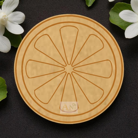 Orange slice MDF Cutout