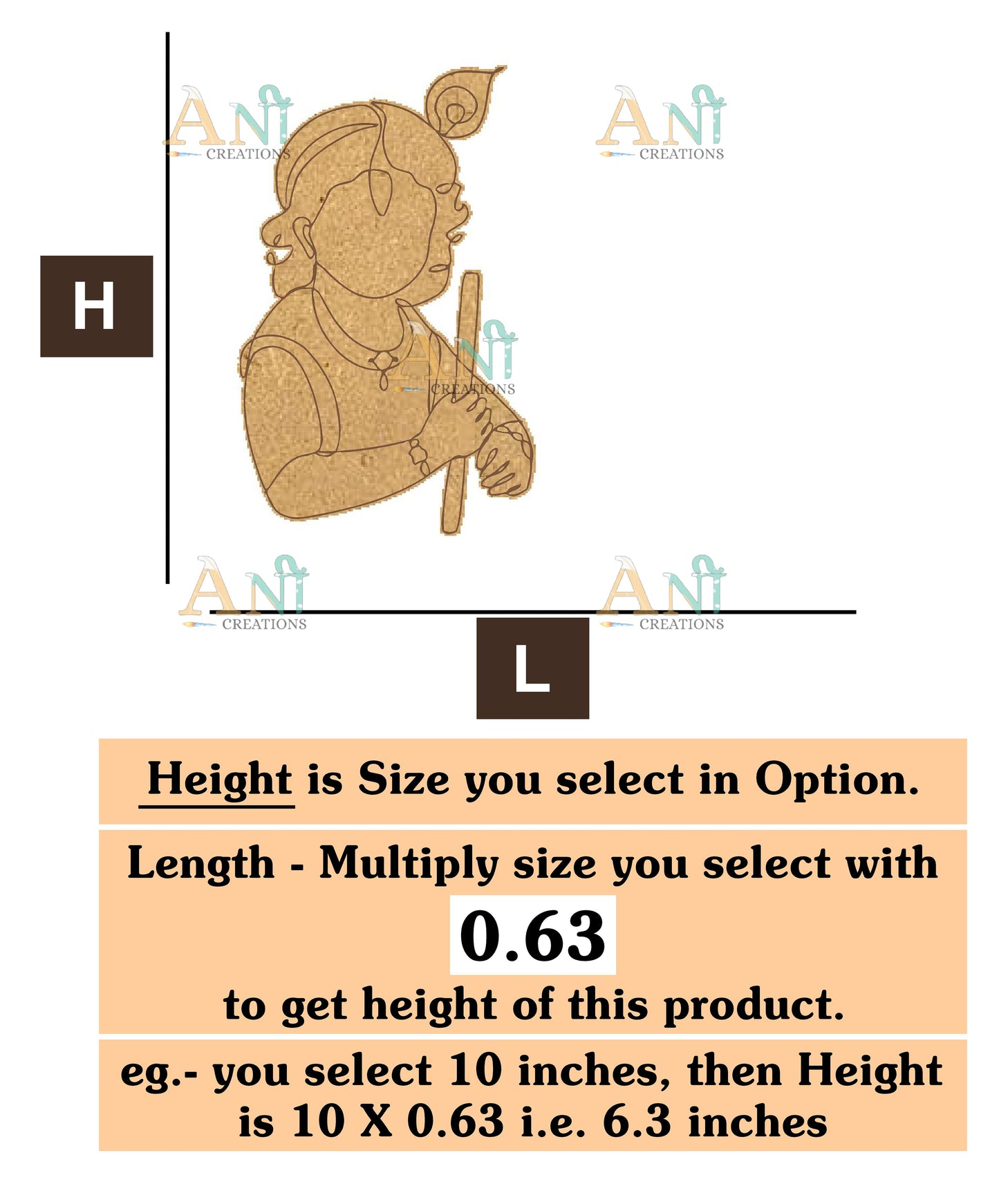 Kanha 2 MDF Cutout