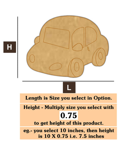 Car 1 MDF Cutout