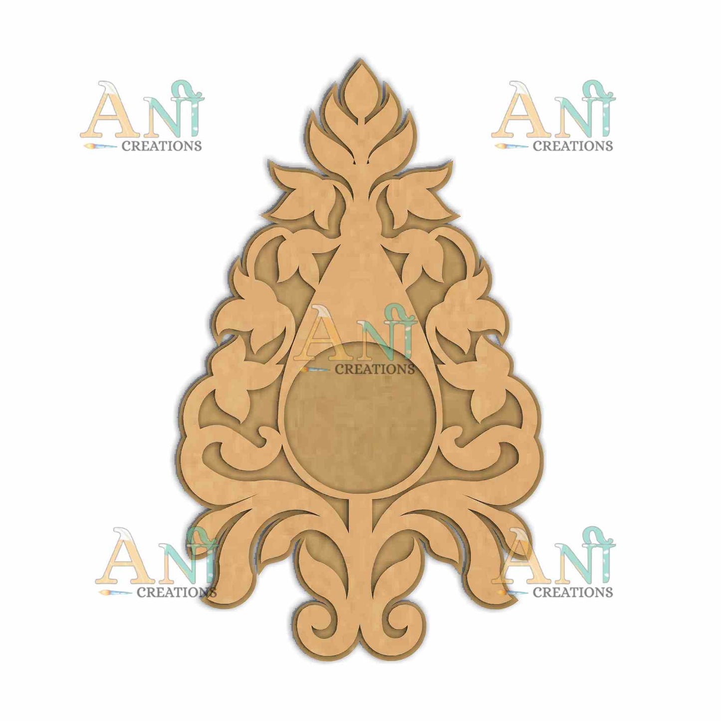 MDF Motif T-Light Holder