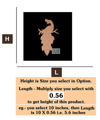 Peacock 2 MDF Cutout