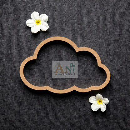 Macrame Ring Cloud 04 MDF Cutout