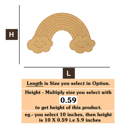 Rainbow 02 MDF Cutout