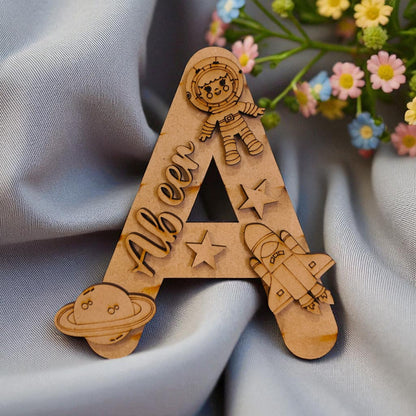 Intial with name Monogram MDF Design