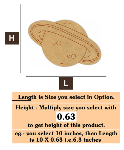 Space Planet 01 MDF Cutout