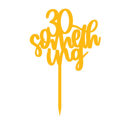 30 Something Cake Topper