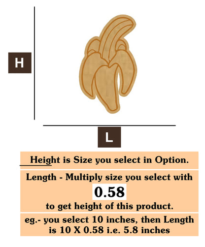 Banana 1 MDF cutout