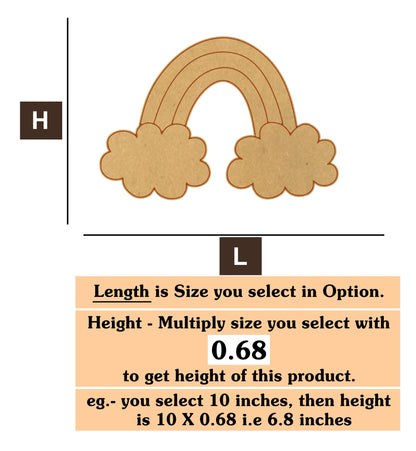 Rainbow 03 MDF Cutout