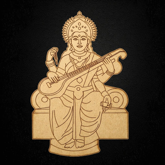 Saraswati ji  MDF Cutout