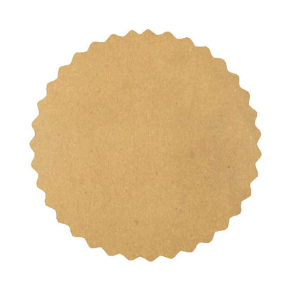Plain Scallop Circle 2 MDF