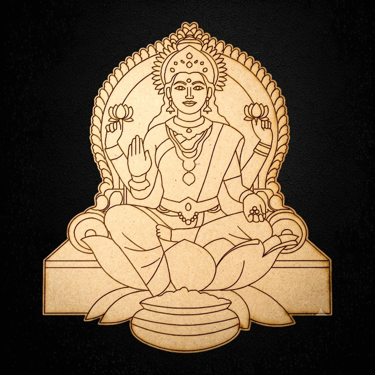 Lakshmi ji  MDF Cutout