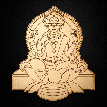 Lakshmi ji  MDF Cutout