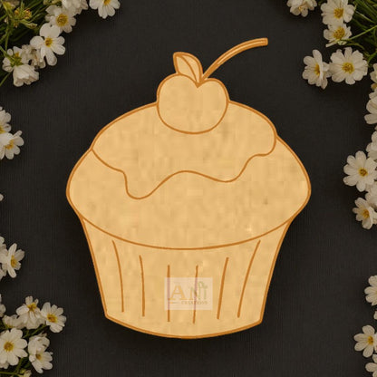 Cupcake  5 MDF Cutout