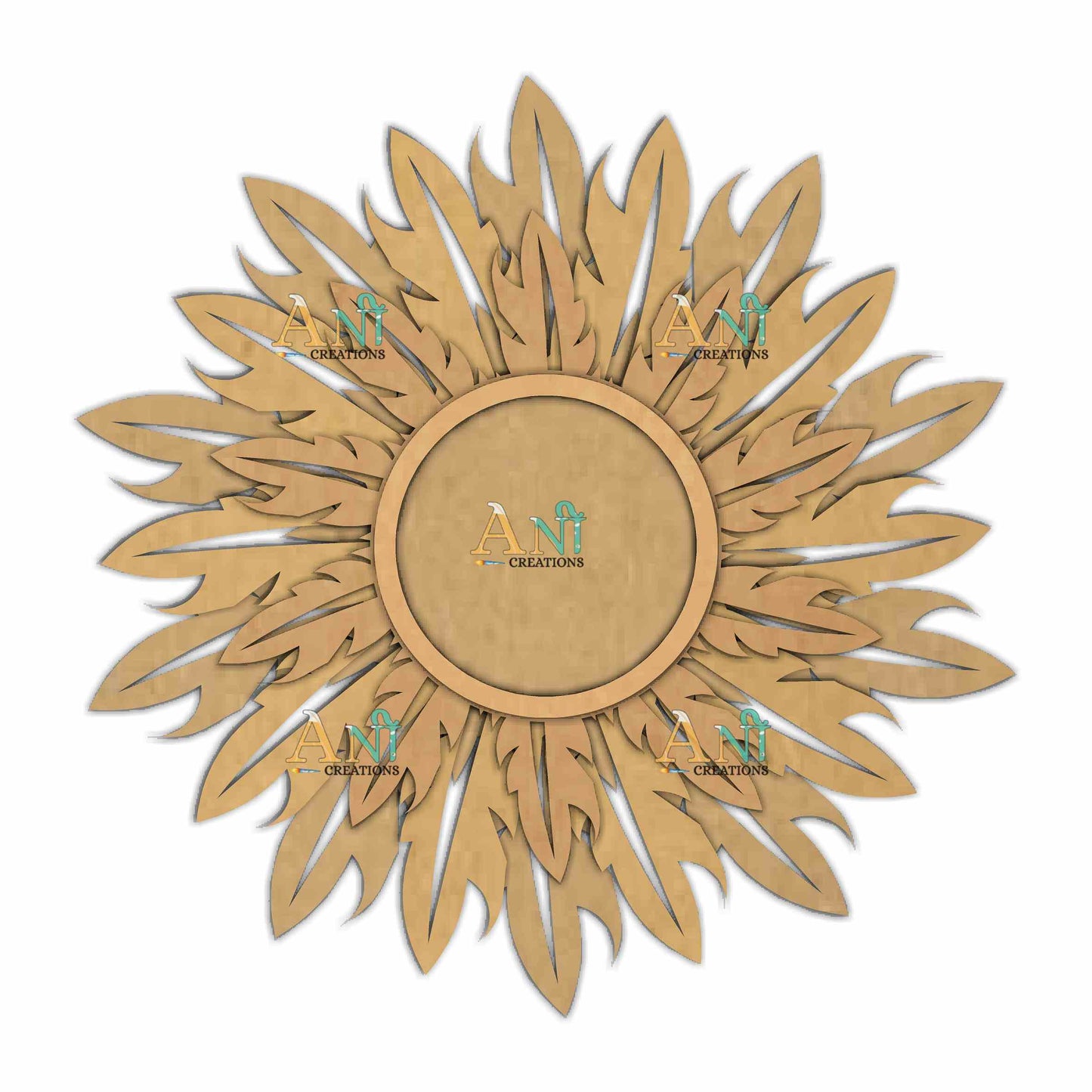 MDF Designer 4 Layer MDF T-Light Holder