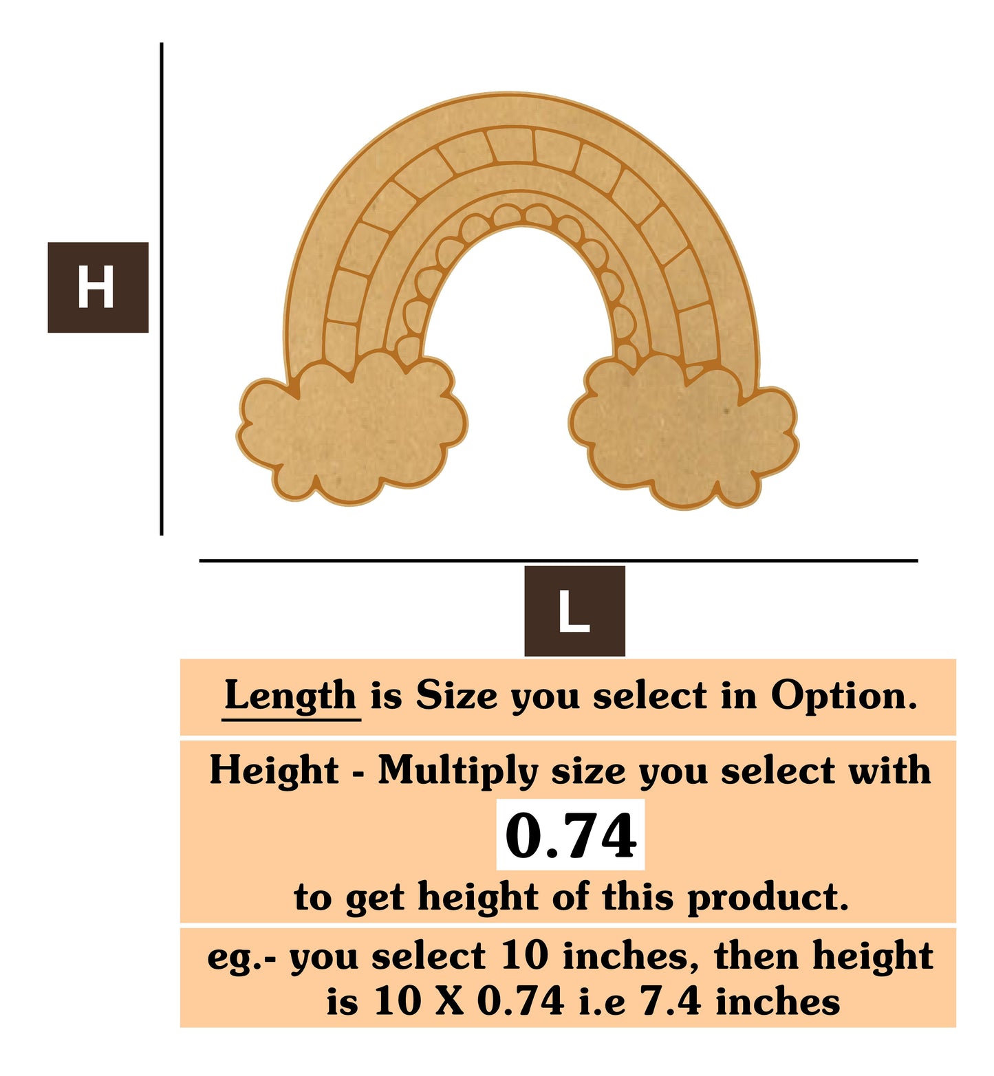 Rainbow 05 MDF Cutout