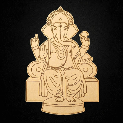 Ganpati ji  MDF Cutout