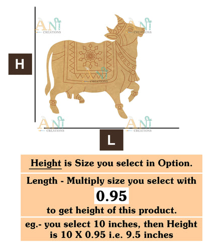Pichwai cow 2 MDF Cutout
