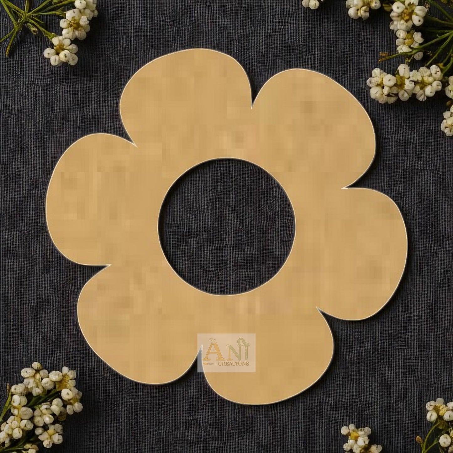Flower 6 MDF Cutout