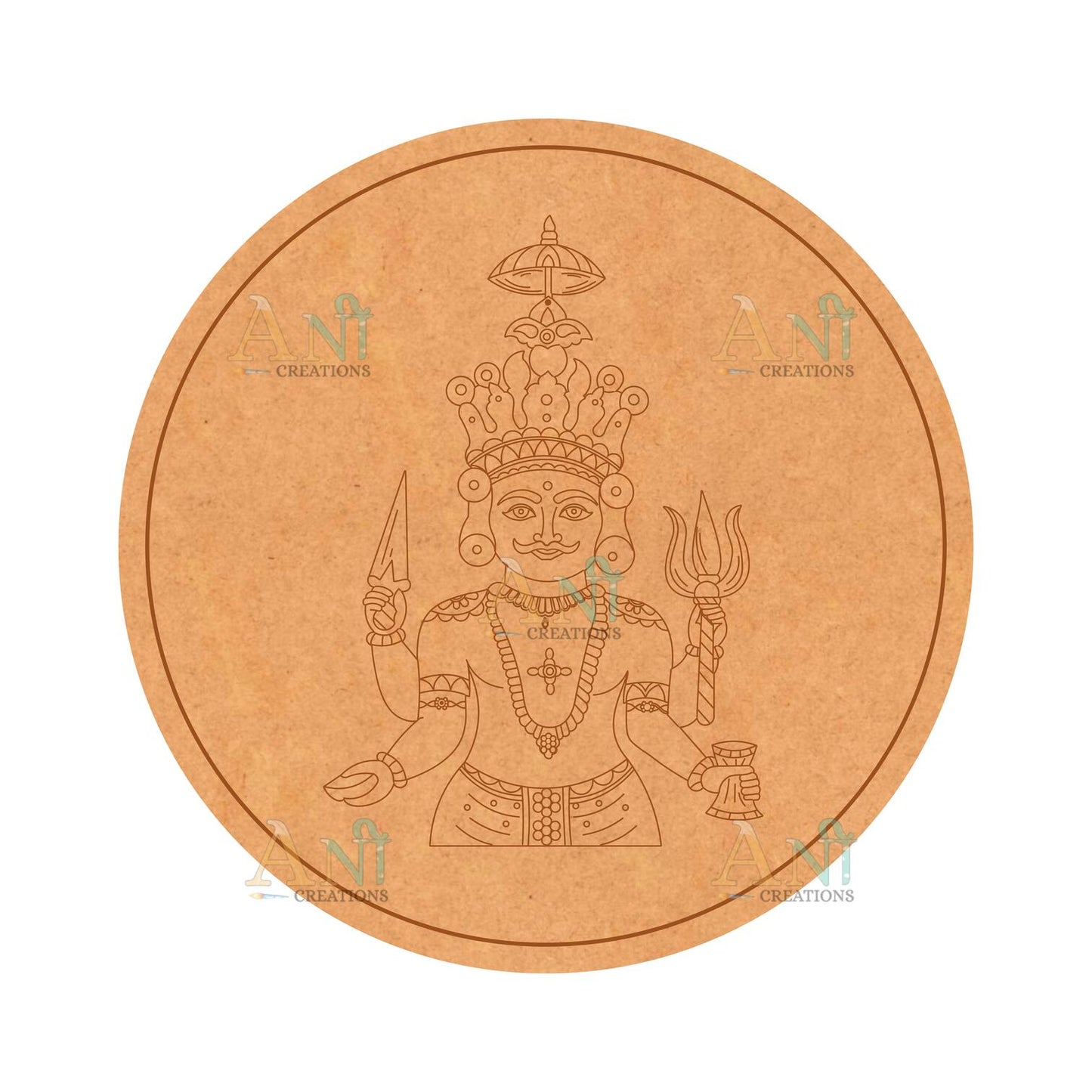 Shree Nakoda Bhairav MDF Premarked