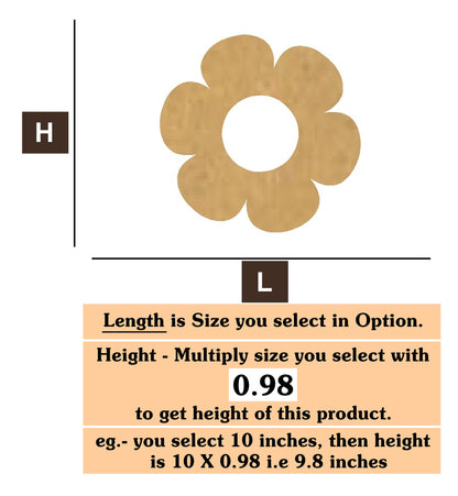 Flower 6 MDF Cutout