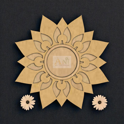 MDF Floral T-Light  Holder